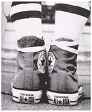 Converse Chuck Taylor Sneakers Raglan Tshirtwhiteblacksmall