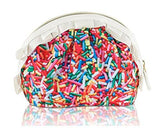Cosmo Cosmetic Bag, Mini Ruffle Multi