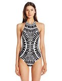 Algiers High Neck One Piece Swimsuit Black 6