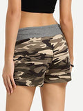 Sweatyrocks Camouflage Workout Yoga Shorts Pants Hot Shorts For Llarge