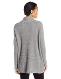 Cowl Neck Sweater Marled Heather Grey Small