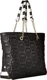 North/South Tote Black Floral Wallets