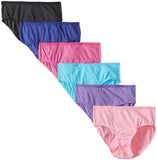 Hipster Pp41As Size:7 Colors May Vary Pack Of 6
