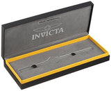 Invicta 15149 Angel 18K Yellow Gold Ionplated Stainless Steel Watch With White Leather Band