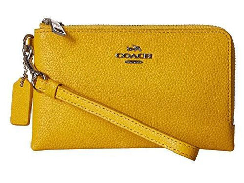 Double Corner Zip Svcanary Clutch