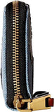Marc Jacobs Denim Patchwork Zip Phone Wristlet Denim Multi Handbag
