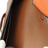 Prada Saffiano Leather Shoulder Bag Bicolor Bt0966