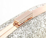 Yuenjoy Evening Bags Wedding Clutch Purse With Gradient Colors Glitter Gold Silver