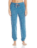 Woven Viscose Cuffed Bottom Pajama Pant Etched Skinsearching Medium