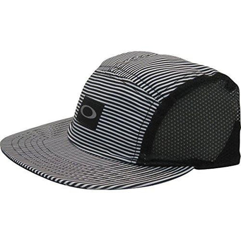 S 5 Panel Performance Adjustable Hat One Size Black/White