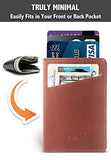 Slim Rfid Wallet For Leather Front Pocket Card Holder Sve Rfid Blocking