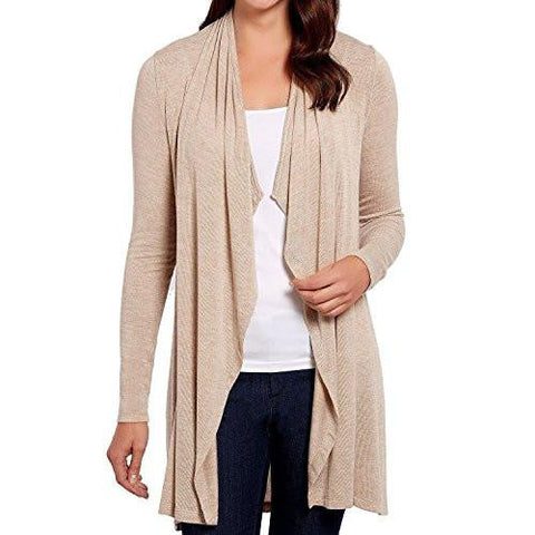 Company Open Front Duster Cardigan Sweater XxLarge, Oatmeal Heather