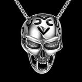 Hot Sale 925 Sterling Silver Jewelry Skull Pendant Necklace Send Male Friend Fine Fashion Gift Sales Promotion Yn023