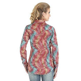 Rock 47 By Multi Coral Animal Print Long Sleeve Medium
