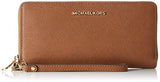 Michael Kors Jet Set Travel Leather Continental Wristlet Luggage Os