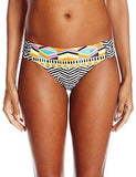 Brasilia ShirredSide Hipster Bikini Bottom, Multi, 6