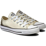 Unisex Chuck Taylor Allstar Metallic Low Top Shoes Light Goldwhiteblack 85 Bm Us 65 Dm Us