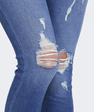 Runway Pull On Legging Crop Jean, Ocean Side Destroyed, Xsmall