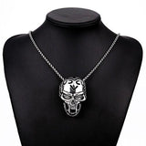 Hot Sale 925 Sterling Silver Jewelry Skull Pendant Necklace Send Male Friend Fine Fashion Gift Sales Promotion Yn023