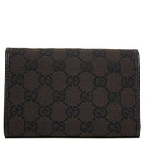 Gg Canvas And Leather Trifold Wallet 263114