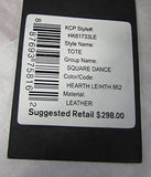 Kenneth Cole York Square Dance Tote Shoulder Baghearthone Size