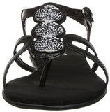 Country Chlub Flat Sandal Black 8 M Us