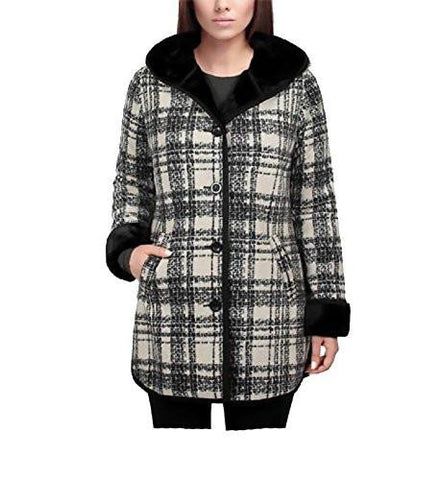 Ike Behar Plush Lined Hooded Jacket Xxl