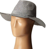 Speckled Denim Floppy Grey Hat One Size