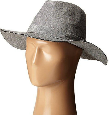Speckled Denim Floppy Grey Hat One Size