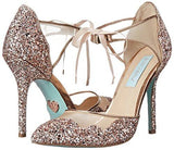 Blue By Stela Dress Pump, Champagne Glitter, 7 M Us