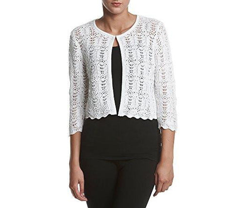 White Floral Cardigan Medium