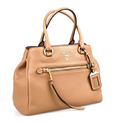Prada - Women's Shoulder Bag - Brown - Leather