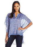 Karen Kane Reflection Scarf Top, Print, XSmall