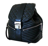 Michael Michael Kors Elisa Small Black Leather Backpack Daypacks