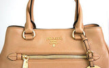 Prada 1Bg044 Brown Leather Shoulder Bag