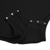 Creti Fashion Sexy Long Sleeve Bodysuit Stretch Top T Shirt