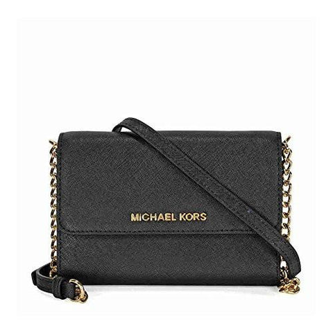 Michael Michael Kors Jet Set Large Phone Cross Body Bag Black One Size
