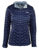 Thermoball Full Zip Jacket Medium Coastal Fjord Bluetnf White Oceana Print