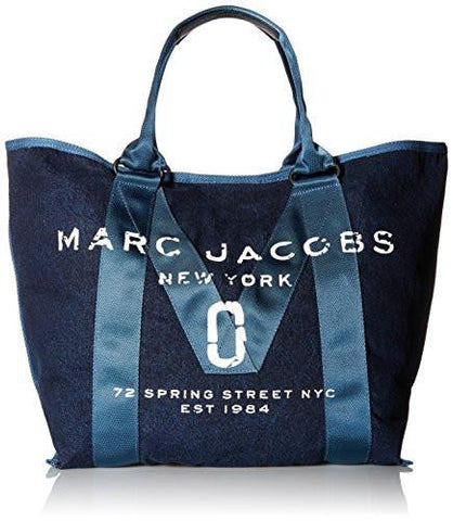 Marc Jacobs Logo Tote Denim