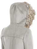 Wool Duffle Coat Grey Xl