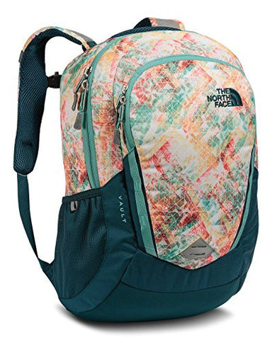 Vault Backpack Golden Haze Neon Geo Printdeep Teal Blue One Size