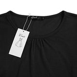 Creti Fashion Casual Lace Long Sleeve Tunic Dress T Shirt Dress