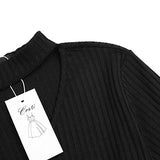 Creti Fashion Sexy Long Sleeve Bodysuit Stretch Top T Shirt