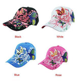 Fashion Embroidered Duck Tongue Hat Baseball Cap Hot Pink