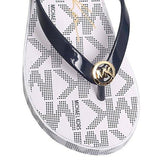 Michael Kors Jet Set Flip Flops 11 M Us Navy