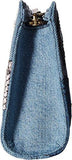 Marc Jacobs Denim Patchwork Clutch Pouch Denim Multi Handbag