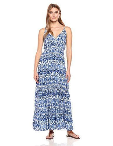 Karen Kane Tiered Maxi Dress, Print, Xs