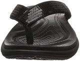 Capri V Sequin W Flip Flop Black 6 M Us