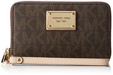 Michael Michael Kors Mk Jet Set Signature Leather Clutch