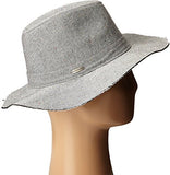 Speckled Denim Floppy Grey Hat One Size